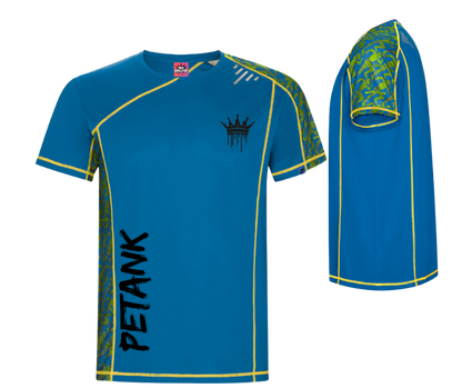 CAMISETA TECNICA FLUOR AZUL