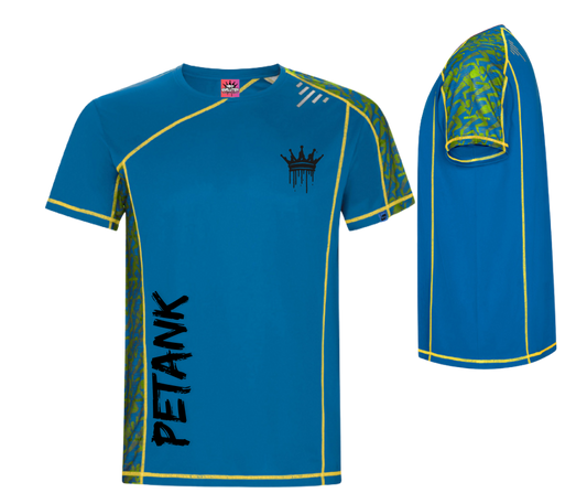 CAMISETA TECNICA FLUOR AZUL