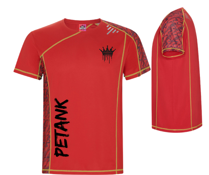CAMISETA TECNICA FLUOR ROJA