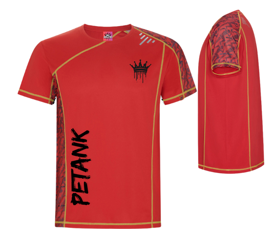 CAMISETA TECNICA FLUOR ROJA