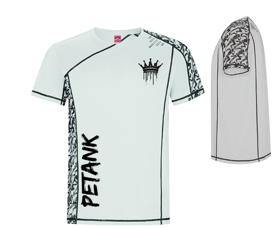 CAMISETA TECNICA FLUOR BLANCA