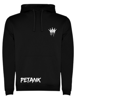 SUDADERA NEGRA ,BLANCA