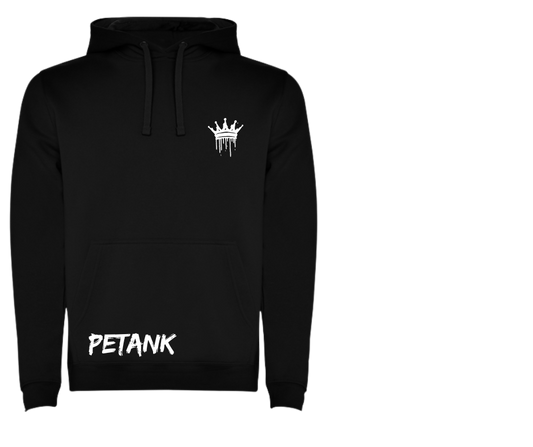 SUDADERA NEGRA ,BLANCA