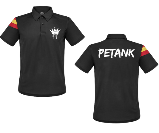 POLO NEGRO BANDERA ESPAÑA